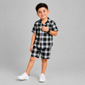 Black & White Plaid Co-ord Set