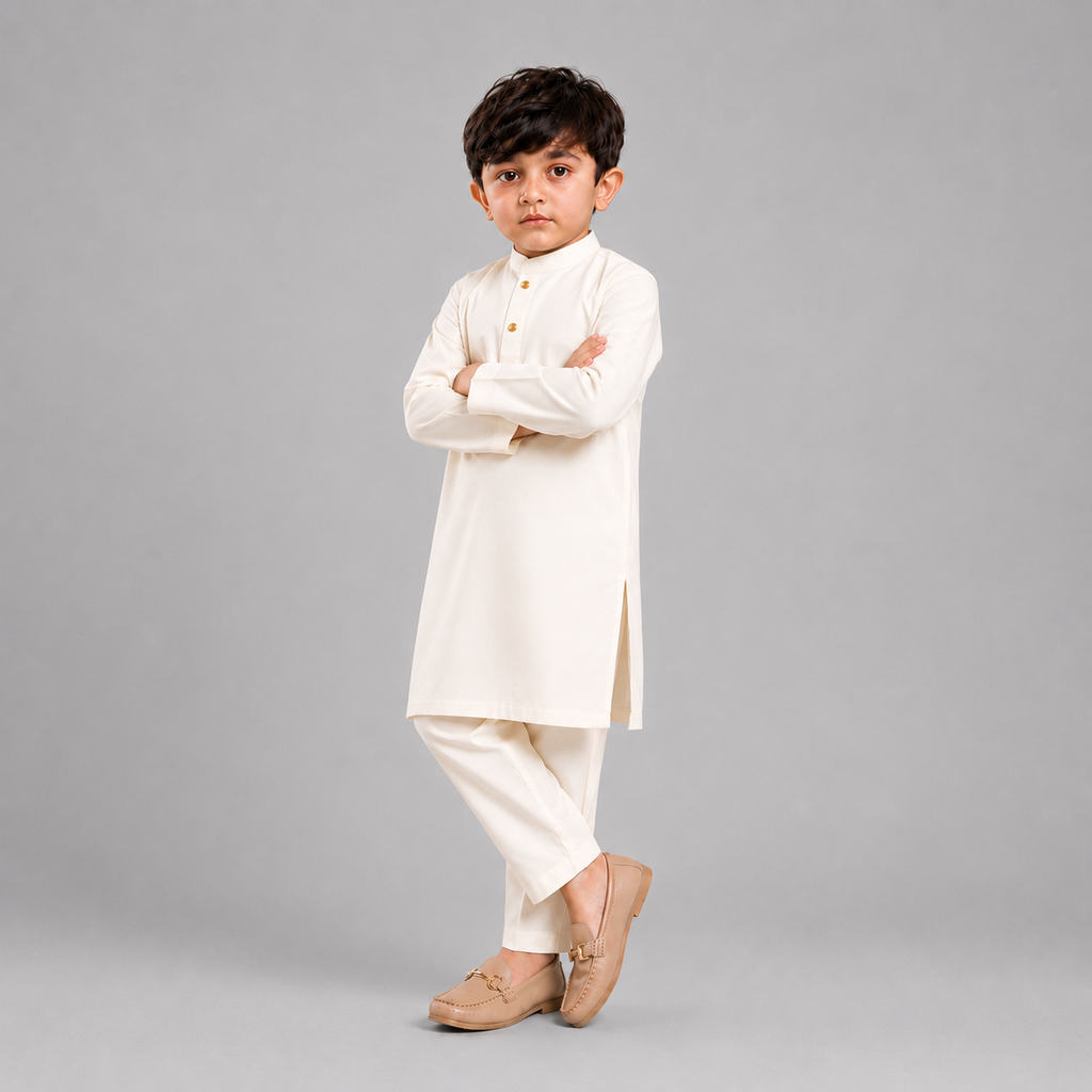 Cream Kurta Pajama