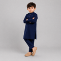 Navy Blue Kurta Pajama