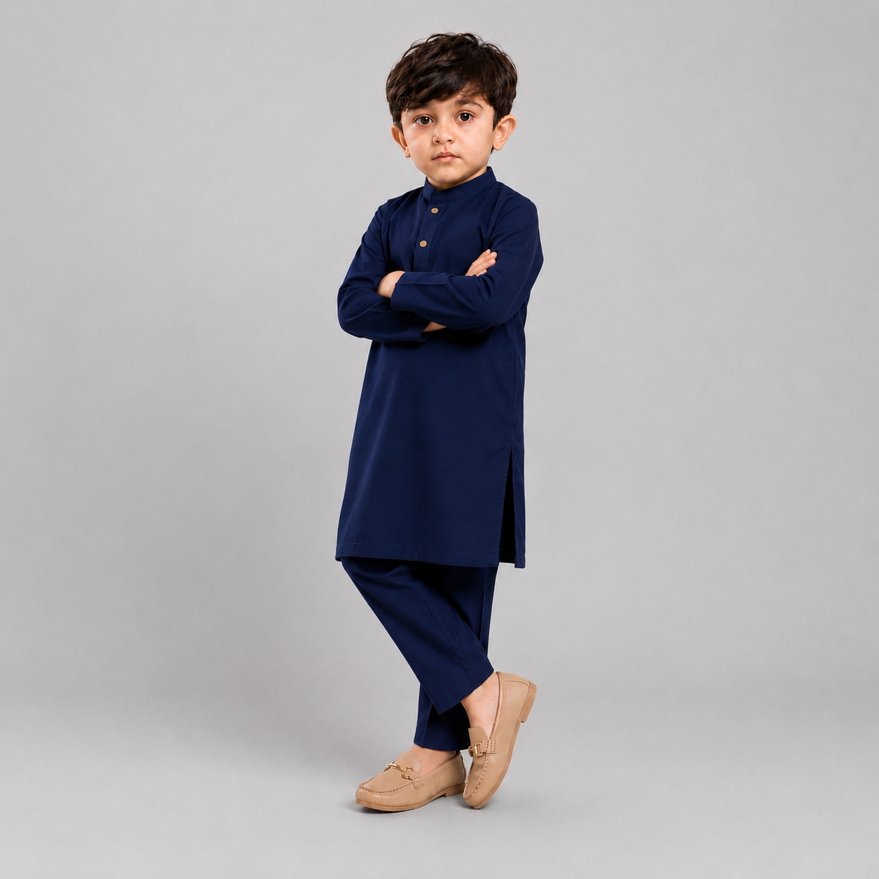 Navy Blue Kurta Pajama