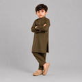 Olive Brown Kurta Pajama